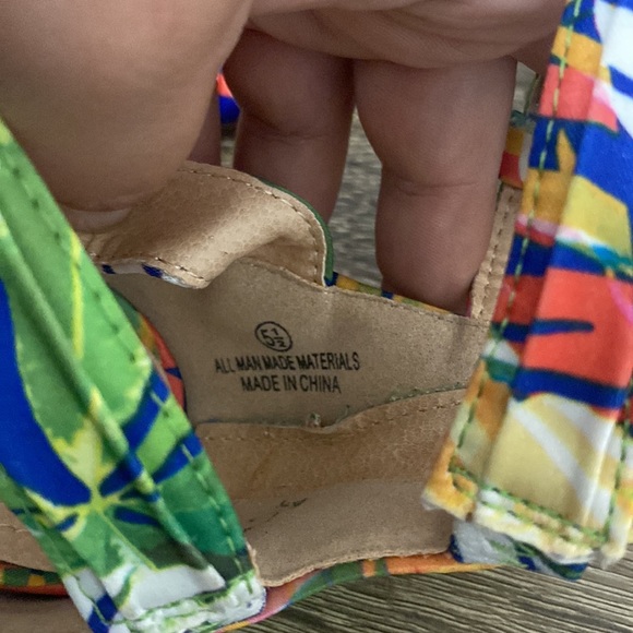 Liliana Heather 3 multi color high heels size 5.5 - Picture 5 of 10